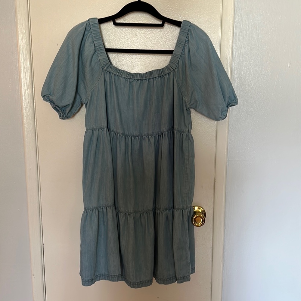 Sanctuary Chambray Dress, Size Small
